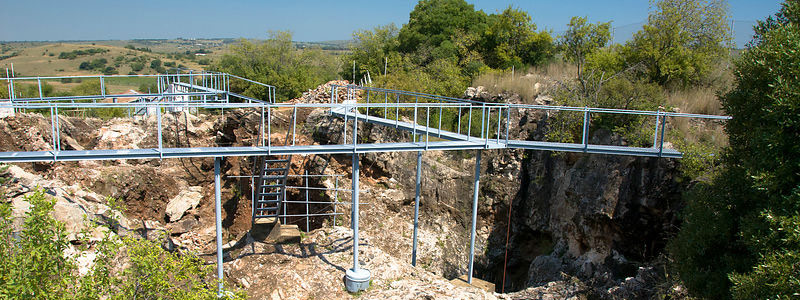 Magaliesberg excavasion site where Mrs Ples was found